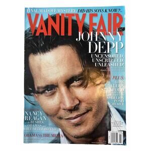 Johnny Depp Vanity Fair July 2009 - L 8808 Great Condition 08443 No 587